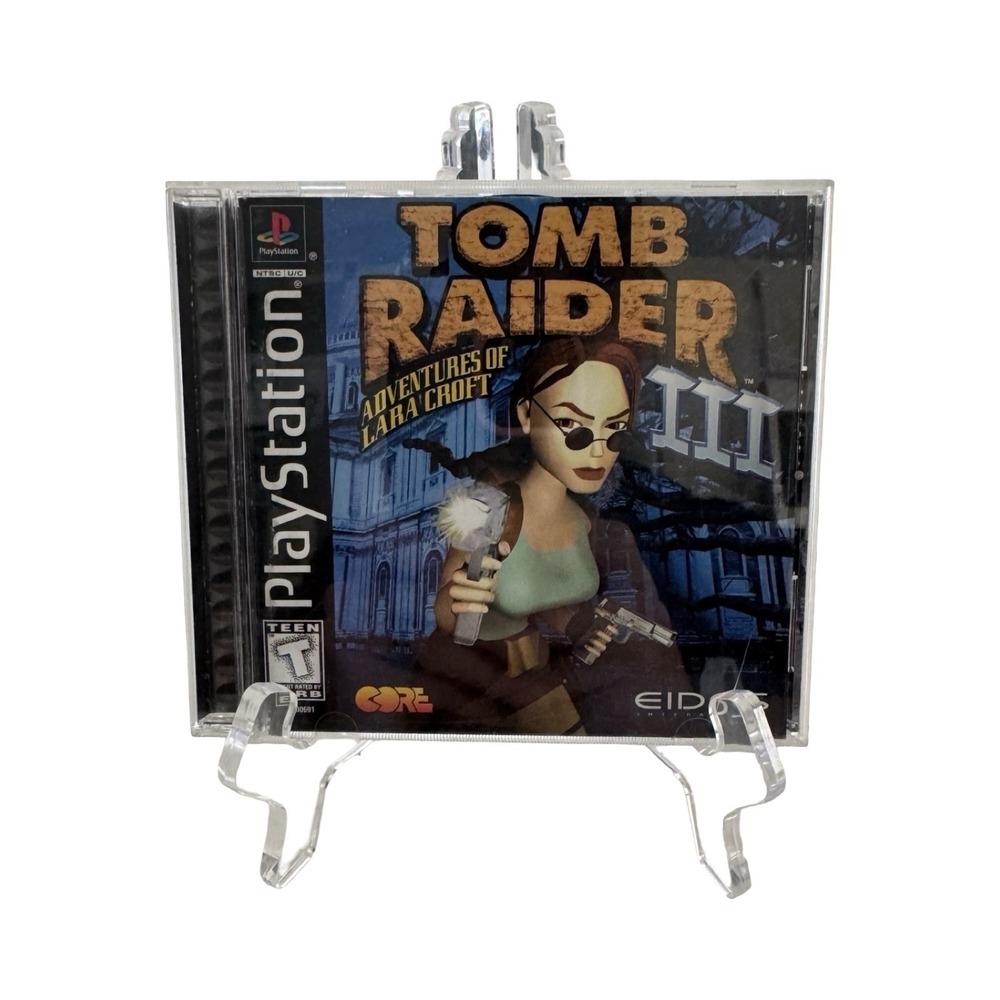 Tomb Raider III Adventures of Lara Croft Sony PlayStation 1 PS1 1998 Eidos Core
